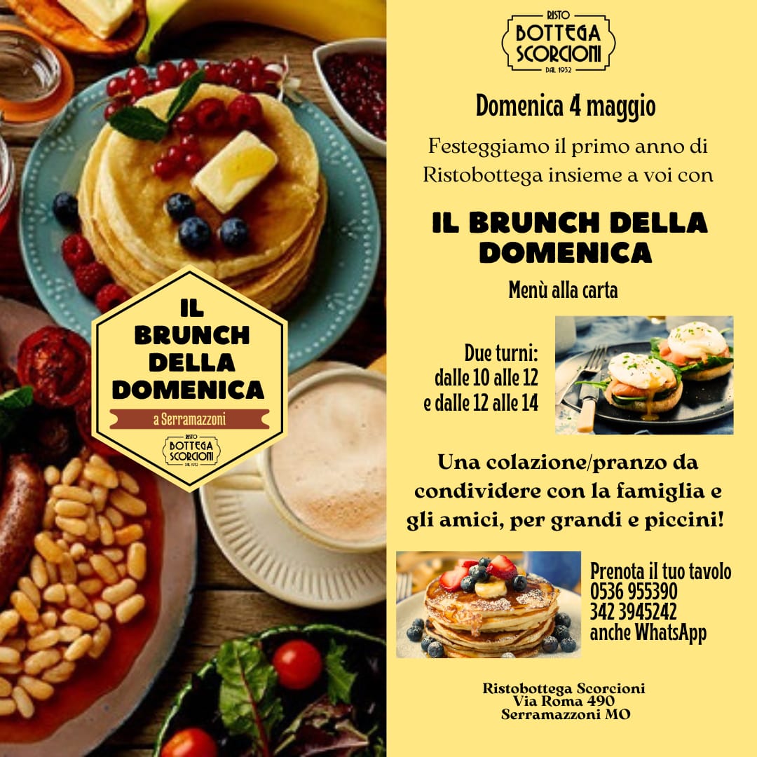 Brunch di compleanno della Ristobottega Scorcioni